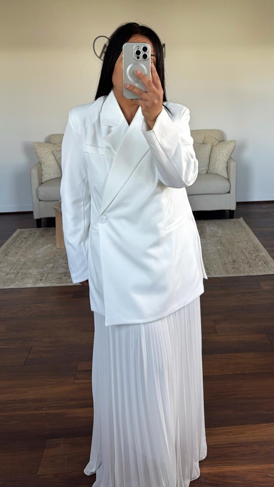 Blazer oversize asymétrique