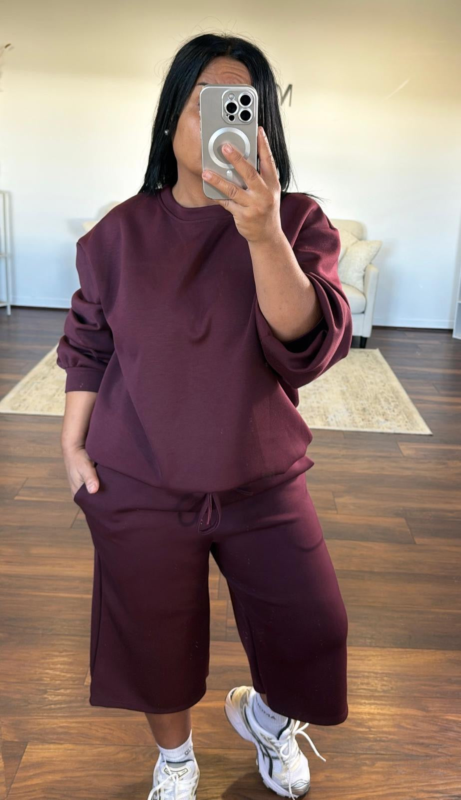 Ensemble jogging bermuda