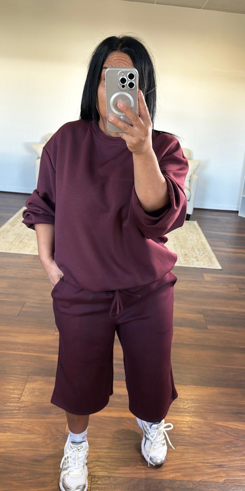 Ensemble jogging bermuda
