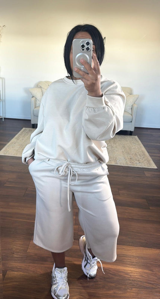 Ensemble jogging bermuda