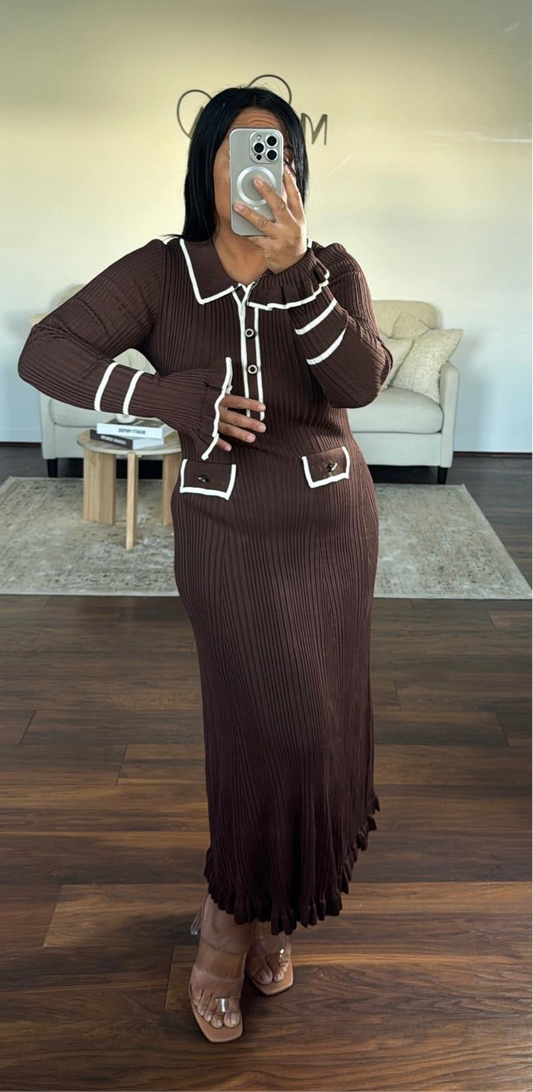Robe à col