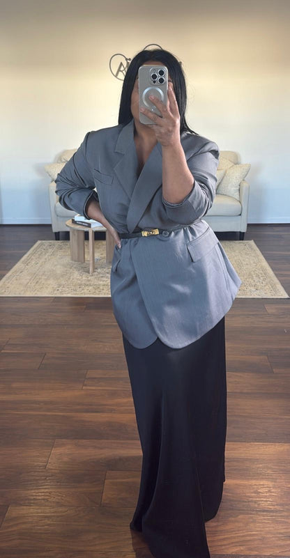 Blazer asymétrique à boutons