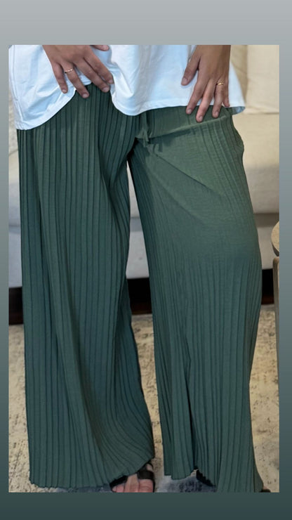 Pantalon plissé