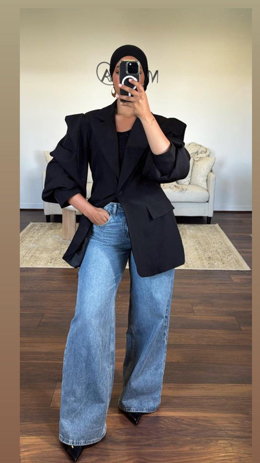 Jeans coupe baggy