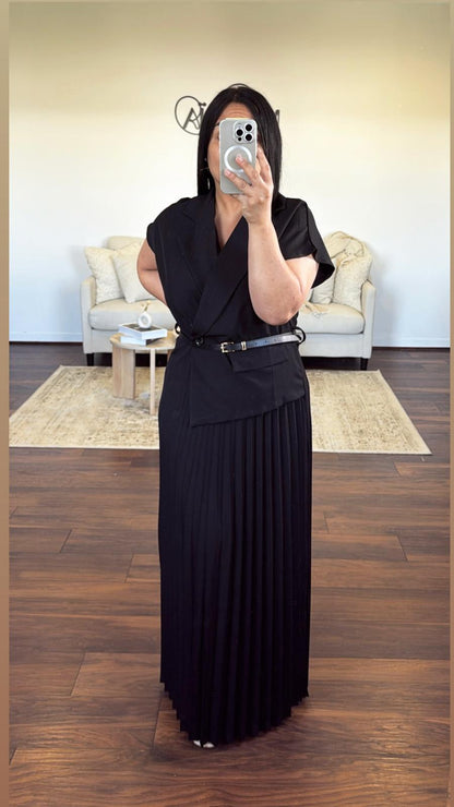 Robe longue sans manches