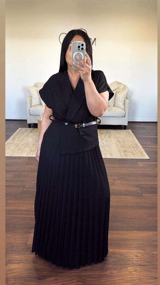 Robe longue sans manches